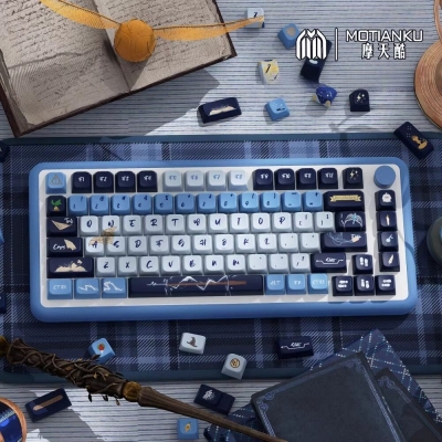 Ravenclaw 104+34 / 54 MDA Profile Keycap Set Cherry MX PBT Dye-subbed for Mechanical Gaming Keyboard